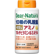 Комплекс витаминов и минералов с добавлением молочнокислых бактерий Asahi Dear-Natura 