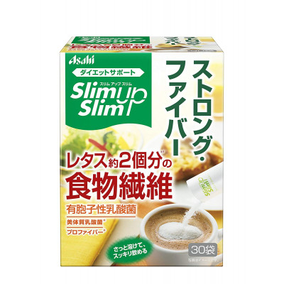 Японская диетическая клетчатка с молочнокислыми бактериями Asahi Slim Up Slim
