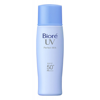 Японское солнцезащитное молочко Kao Biore UV Sunscreen Perfect Milk Waterproof Face Bodу