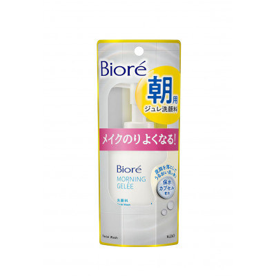 Японское утреннее очищающее желе для лица Biore 