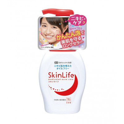 Японский мусс для умывания против акне Skinlife COW SOAP