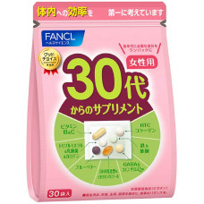 Комплекс витаминов для женщин от 30 до 40 лет Fancl
