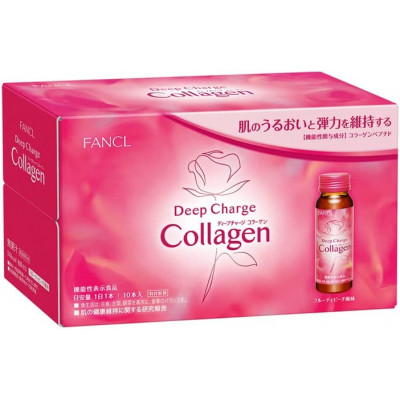 Питьевой коллаген FANCL New Deep Charge Collagen Drink, 10 бутылочек 