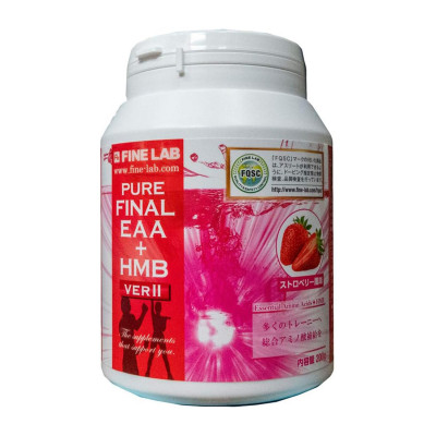 Комплекс аминокислот Final Pump EAA + HMB FINE LAB со вкусом клубники