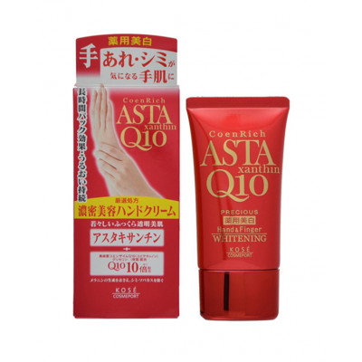 Японский крем для рук с антивозрастным эффектом ASTAxanthin Q10 Kose
