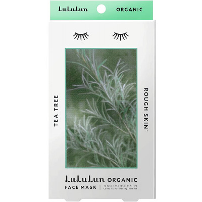 Японская смягчающая маска с чайным деревом Lululun Organic