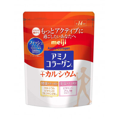 Японский амино коллаген с кальцием Meiji