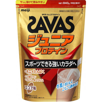 Японский протеиновый коктейль Junior Protein Cocoa Savas Meiji
