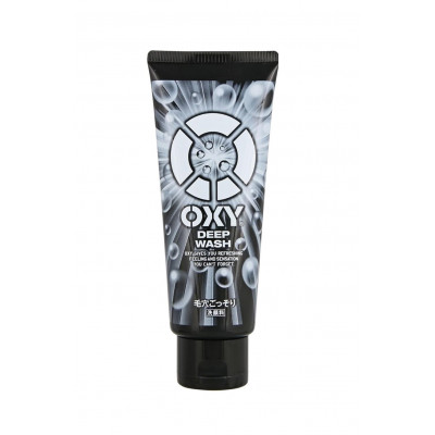 Японский отшелушивающий скраб с углём для мужчин OXY Deep Wash