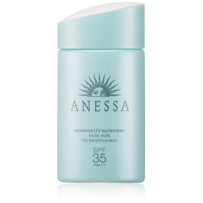 Японское мягкое солнцезащитное молочко Anessa Essence SPF 35 PA +++ 