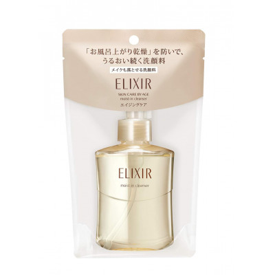 Японский очищающий гель для лица Shiseido ELIXIR Moist in cleanser